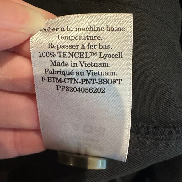 Everlane Size 16 Black Pants Comfy Casual Office Professional Everyday Capsule - Picture 4 of 8